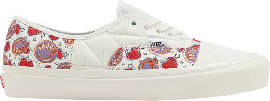 Кроссовки Vans Authentic 44 DX Positivity Patchwork Blanc de Blanc, белый