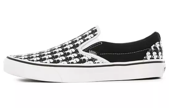 Кроссовки Vans Classic Slip-On Karl Lagerfeld Black White