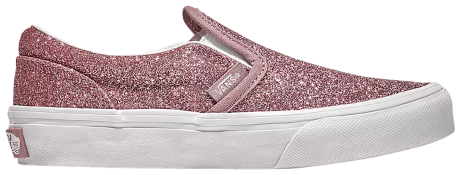 Кроссовки Vans Classic Slip-On Kids 'Rose Gold Glitter', розовый