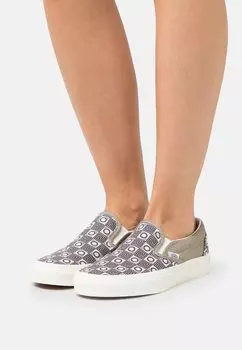 Кроссовки Vans Classic Slip On Unisex, geo trek оливковый