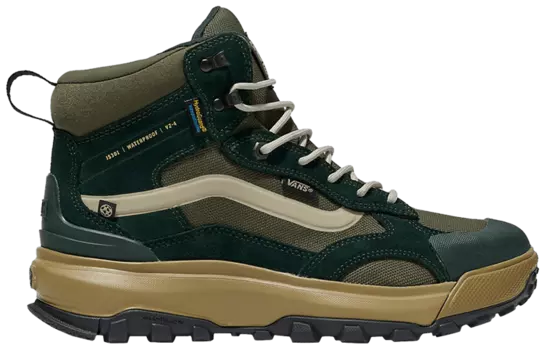 Кроссовки Vans Crestline Waterproof MTE 'Green Black', зеленый