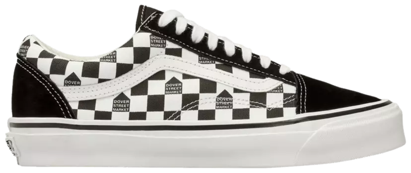 Кроссовки Vans Dover Street Market x OG Old Skool LX 'Checker - Black White', черный
