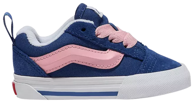 Кроссовки Vans Knu-Skool Toddler 'Navy Blue Pink', синий
