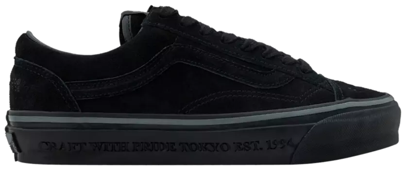 Кроссовки Vans Neighborhood x Old Skool 36 'Black', черный