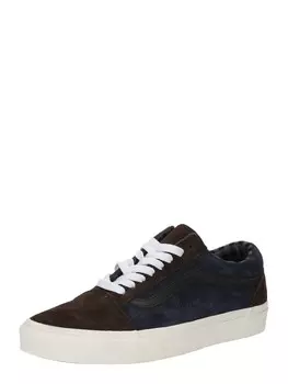 Кроссовки VANS OLD SKOOL, цвет Dark blue/Dark brown