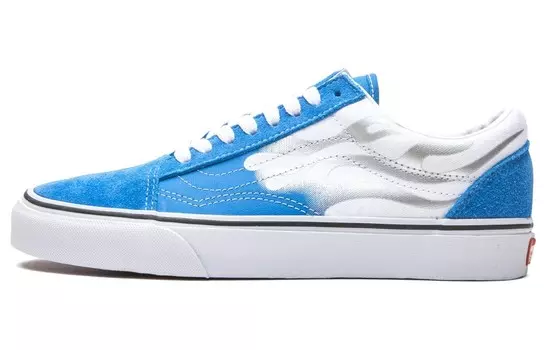 Кроссовки Vans Old Skool Flame Mediterranian Blue