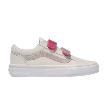 Кроссовки Vans Old Skool V Kids Marshmallow Metallic Pink, кремовый