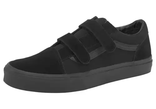 Кроссовки Vans Old Skool V на липучке, черный