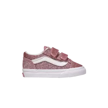 Кроссовки Vans Old Skool V Toddler Rose Gold Glitter, розовый