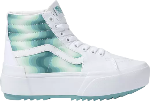 Кроссовки Vans Sk8-Hi Stacked Mint Gradient, белый