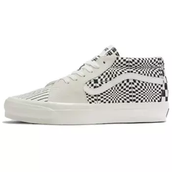 Кроссовки Vans Sk8 Premium -Mid 83 'Pattern Clash', белый/черный