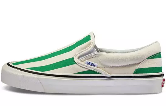 Кроссовки Vans Slip-On 98 DX 'Big Stripe - White Green'