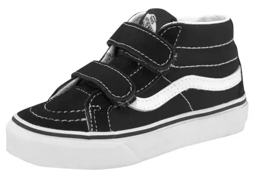 Кроссовки Vans "UY SK8-Mid Reissue V", с застежкой-липучкой, черный