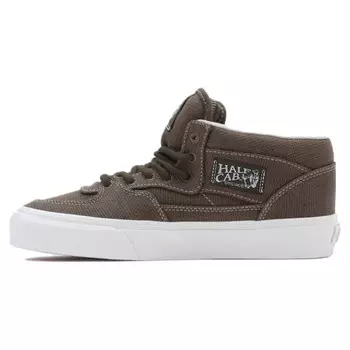 Кроссовки Vans Vault OG Half Cab LX Hemp Dark Olive, белый/черный