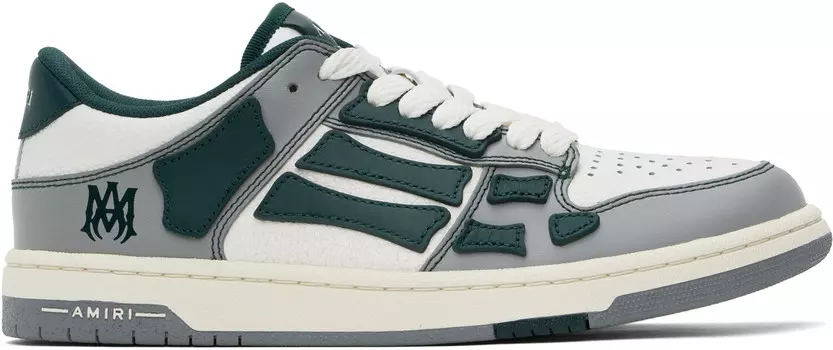 Кроссовки Varsity Skel Top Low серо-зеленого цвета AMIRI
