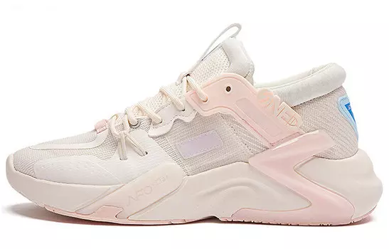 Кроссовки Vast Lifestyle женские с низким верхом, белый/розовый 361°