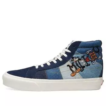 Кроссовки vault x disney x taka hayashi sk8-hi lx blue Vans, синий