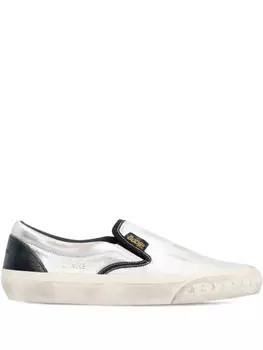 Кроссовки VCE Golden Goose, серебряный
