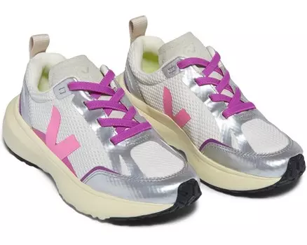 Кроссовки VEJA Kids Small Canary Light, цвет Gravel_Malibu_Silver