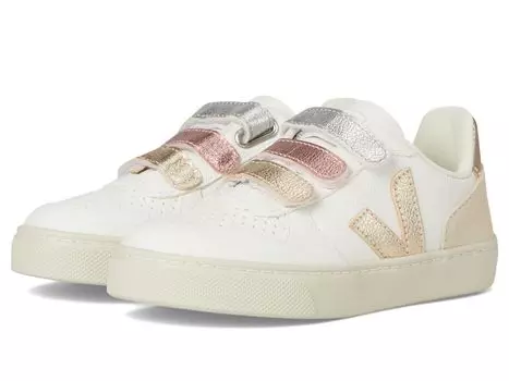 Кроссовки VEJA Kids Small V-10 Chromefree, цвет Multico Extra White/Shiny