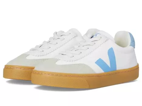 Кроссовки VEJA Kids Small Volley Canvas, цвет White/Aqua