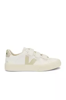 Кроссовки Veja Recife Logo 3-Lock, цвет Extra White & Natural