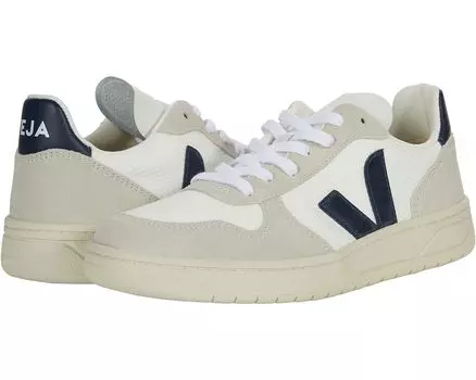 Кроссовки VEJA V-10, цвет B-Mesh White/Nautico