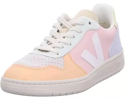 Кроссовки VEJA V-10, цвет Petale/White/Multicolor