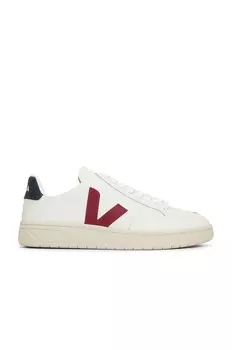 Кроссовки Veja V-12, цвет Extra White & Marsala Nautico