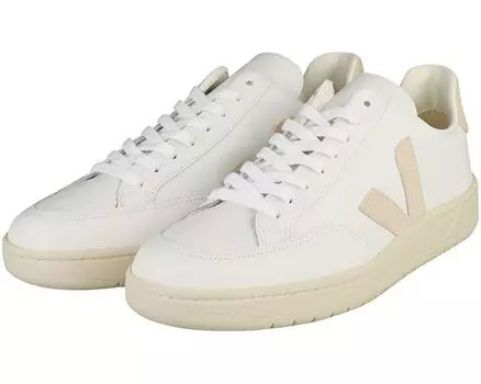 Кроссовки VEJA V-12, цвет Leather White/Extra White/Sable
