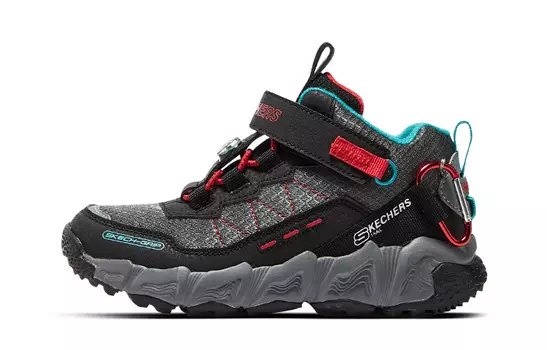 Кроссовки Velocitrek Kids Lifestyle GS Mid-top Red/Black Skechers, черный/красный