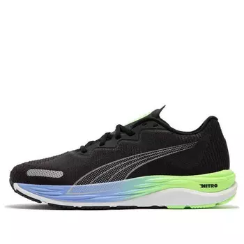 Кроссовки velocity nitro 2 'black elektro purple' Puma, черный