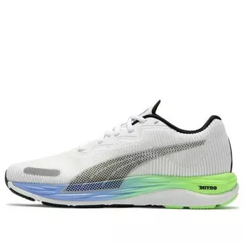 Кроссовки velocity nitro 2 fade 'white green blue' Puma, белый