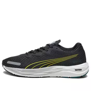 Кроссовки velocity nitro 2 gtx 'black yellow burst' Puma, черный