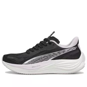 Кроссовки velocity nitro 3 'black silver grape mist' Puma, черный