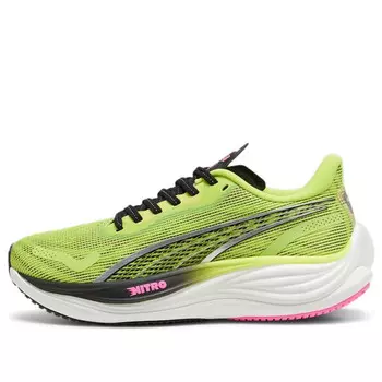 Кроссовки velocity nitro 3 'psychedelic rush' Puma, зеленый