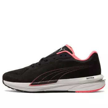 Кроссовки velocity nitro black/pink Puma, черный