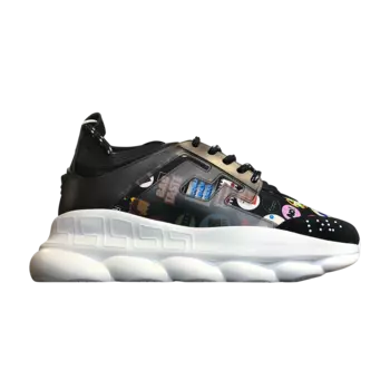 Кроссовки Versace Chain Reaction, черный