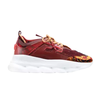 Кроссовки Versace Chain Reaction, красный