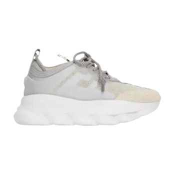 Кроссовки Versace Chain Reaction, серебро