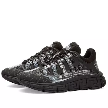 Кроссовки Versace Greca, черный