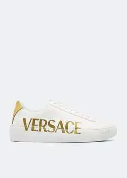 Кроссовки VERSACE Greca sneakers, белый