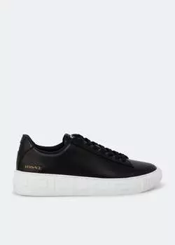 Кроссовки VERSACE Greca sneakers, черный