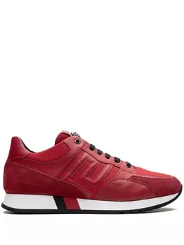 Кроссовки Versace Greek Key Contrast "Red", красный