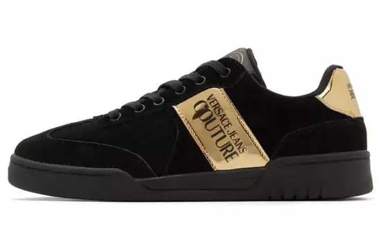 Кроссовки Versace Jeans, черные/золотые