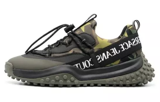 Кроссовки VERSACE JEANS Couture Lifestyle Shoes Men Low-top Green, зеленый