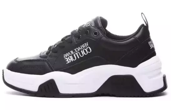 Кроссовки VERSACE JEANS Couture Lifestyle Shoes Women's Low-top, черный