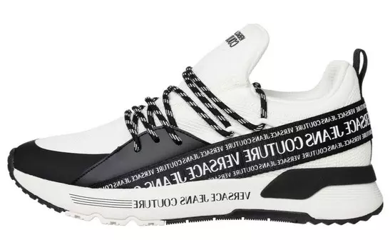 Кроссовки VERSACE JEANS Couture Logo-tape Low-top Sneakers, белый