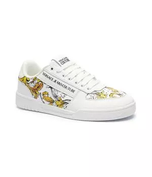 Кроссовки Versace Jeans Couture с элементами кожи, белый