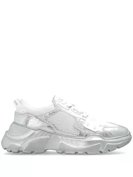 Кроссовки Versace Jeans Couture с тисненым логотипом, белый